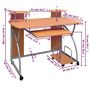 Voir la diapositive 5 : VIDAXL Bureau d'ordinateur Marron 110x52x88,5 cm Bois d'ingenierie