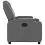 Voir la diapositive 4 : VIDAXL Fauteuil inclinable Gris fonce Tissu