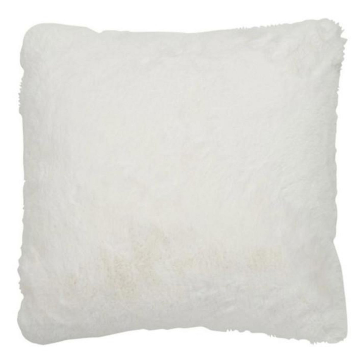 Paris Prix Coussin Imitation Fourrure  Cutie  45x45cm Blanc