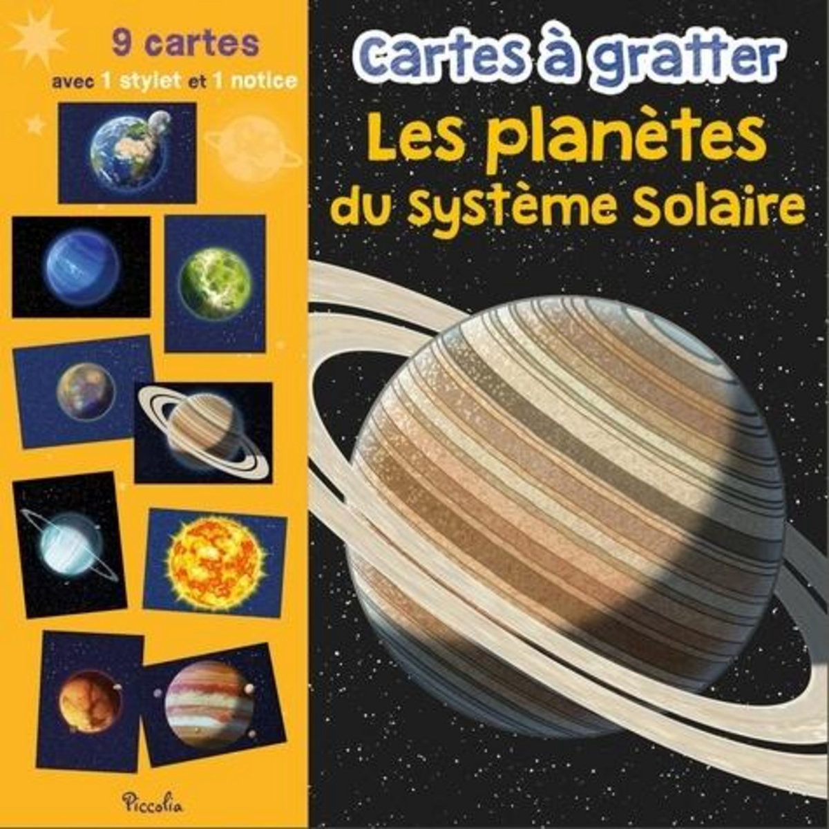 LES PLANETES DU SYSTEME SOLAIRE. 9 CARTES AVEC 1 STYLET ET 1 NOTICE, Corsi Davide