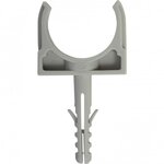 CENTRALE BRICO Lot de 10 clips et chevilles, Diam.25, L.65 mm