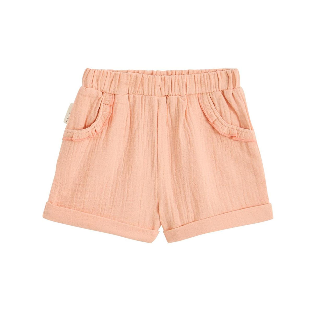 Petit Béguin Short enfant en gaze de coton Santa Giulia