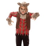 EURO CARNAVALES Déguisement Loup-garou - Enfant - 10/12 ans (140 à 152 cm)