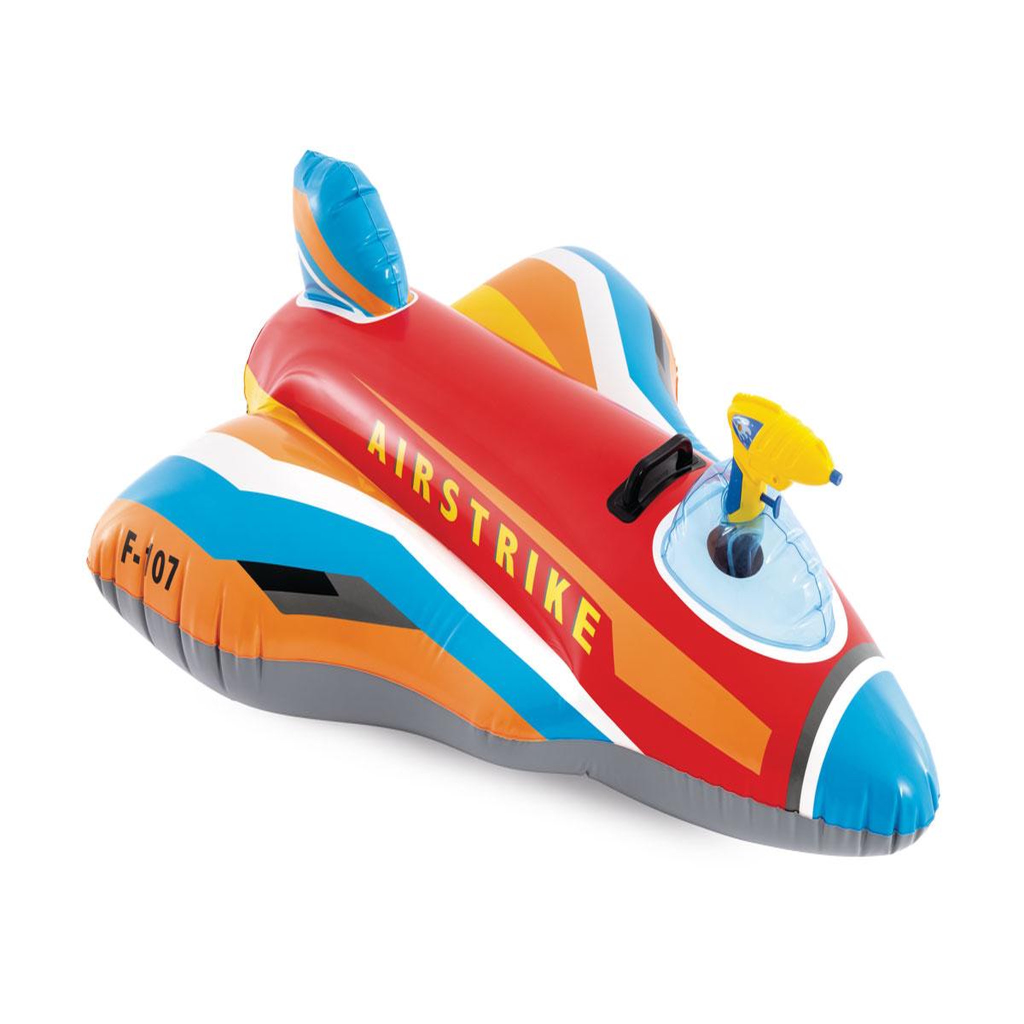 INTEX Avion à chevaucher avec pistolet rouge - intex