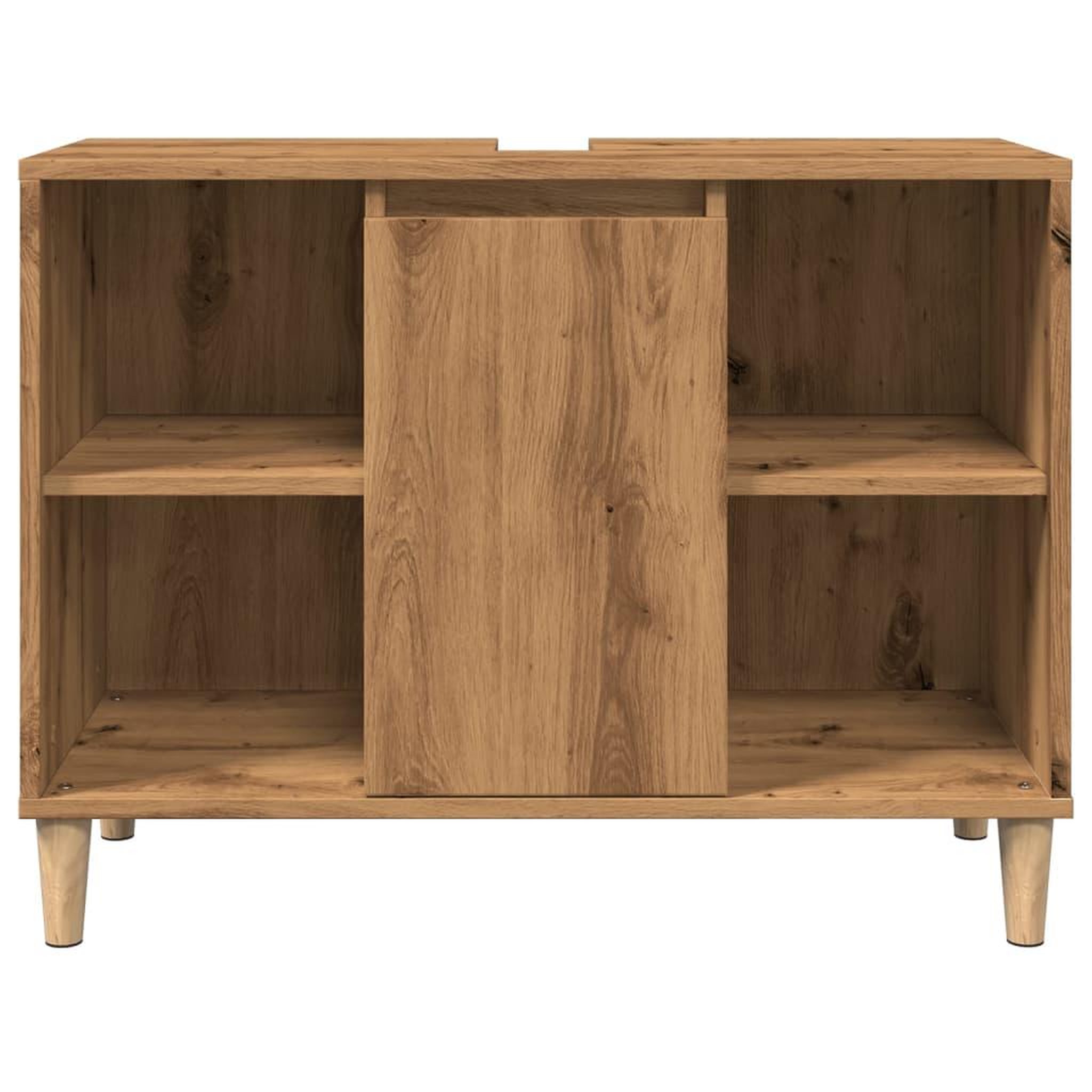 Voir la diapositive 5 : VIDAXL Armoire de salle de bain chene artisanal bois d'ingenierie