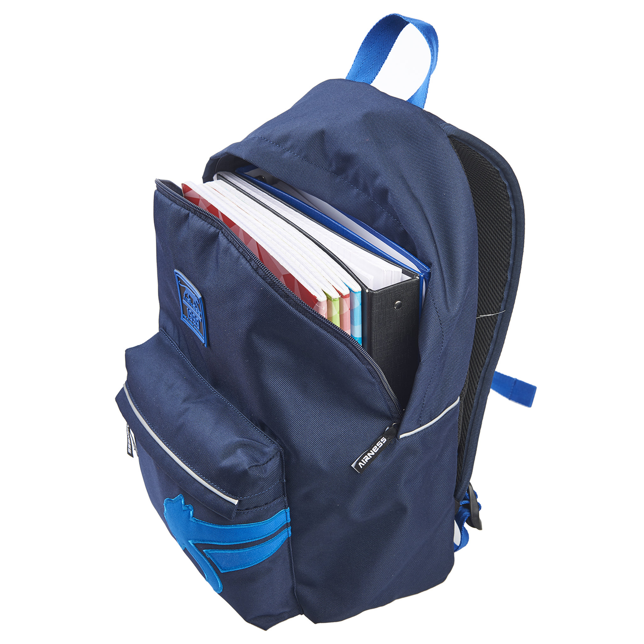 Voir la diapositive 6 : AIRNESS Sac à dos 1 compartiment bleu