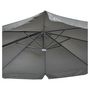 Voir la diapositive 7 : GARDENSTAR Parasol aluminium déporté gris bleuté rond  3,5M