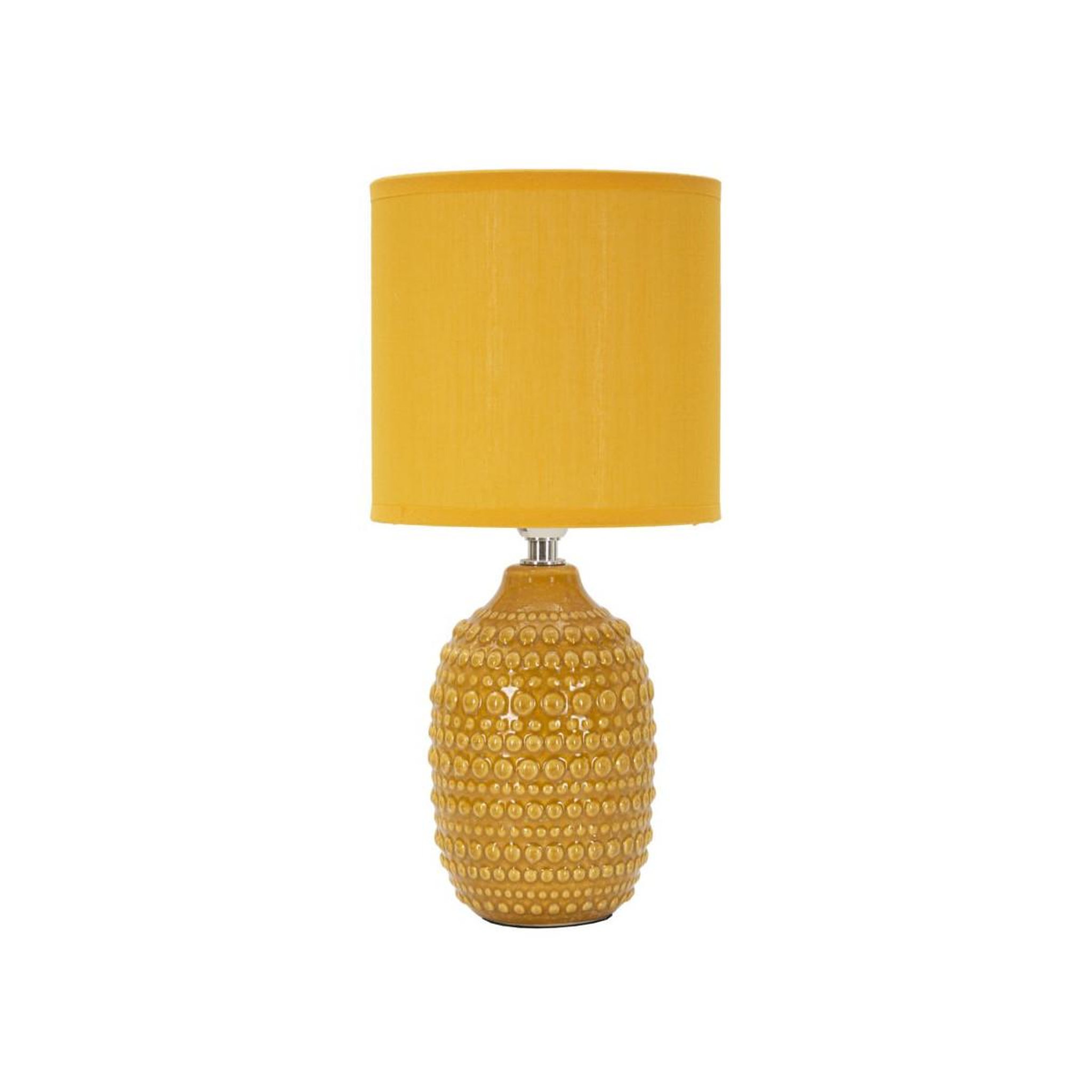 Paris Prix Lampe à poser en céramique  points  30cm moutarde