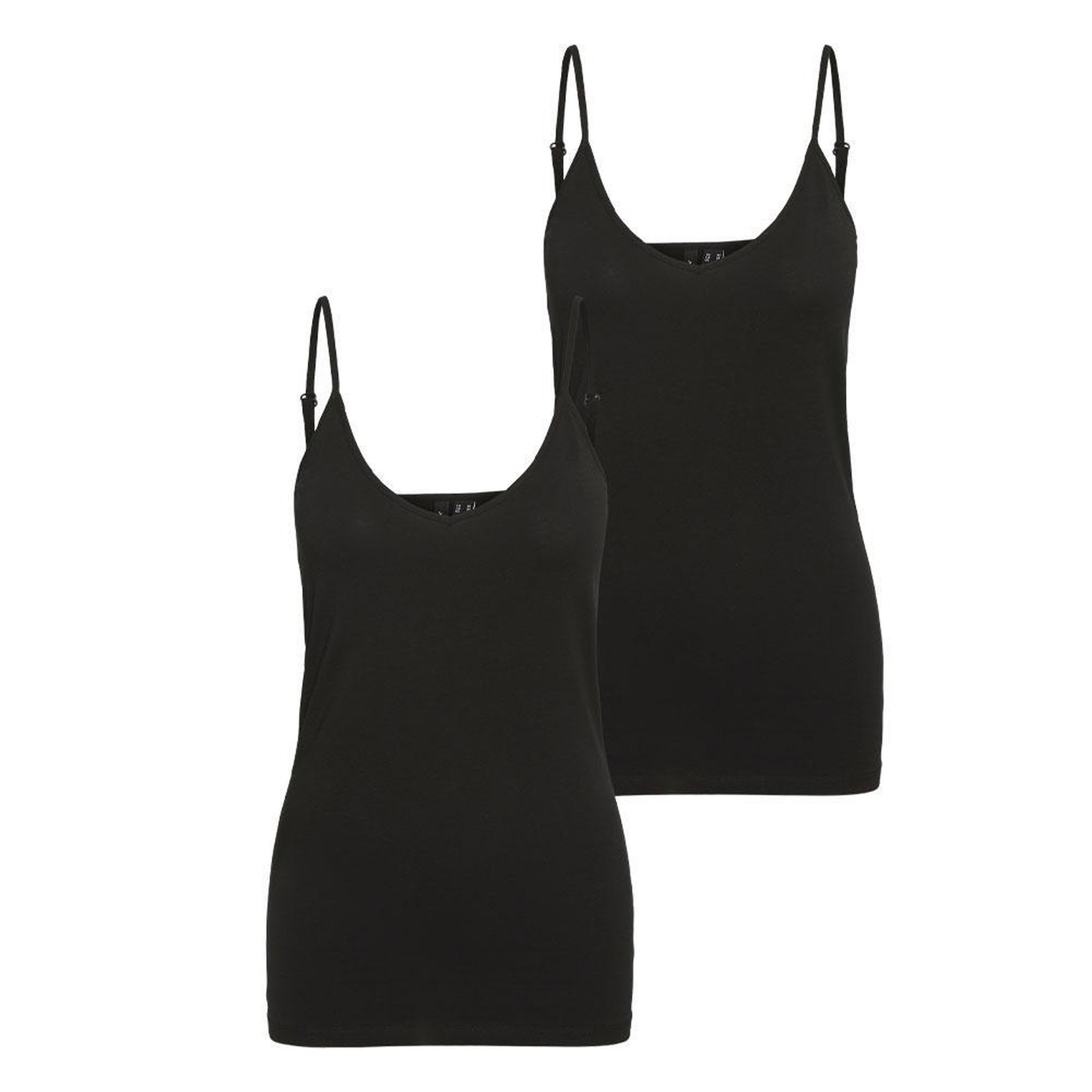 Voir la diapositive 2 : Vero Moda Lot de 2 Débardeurs Noir Femme Vero Moda Maxi My Soft