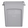 Voir la diapositive 3 : RUBBERMAID Rubbermaid Poubelle Slim Jim 60 L Gris