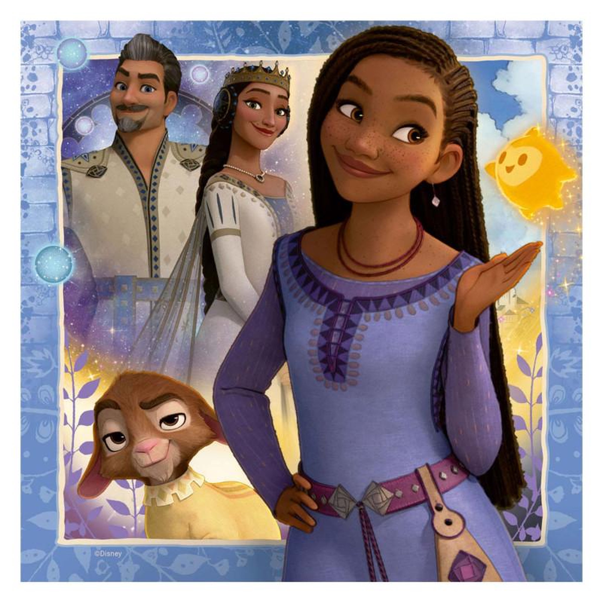 Voir la diapositive 4 : RAVENSBURGER Ravensburger - Disney Wish Jigsaw Puzzle, 3x49pcs. 57023