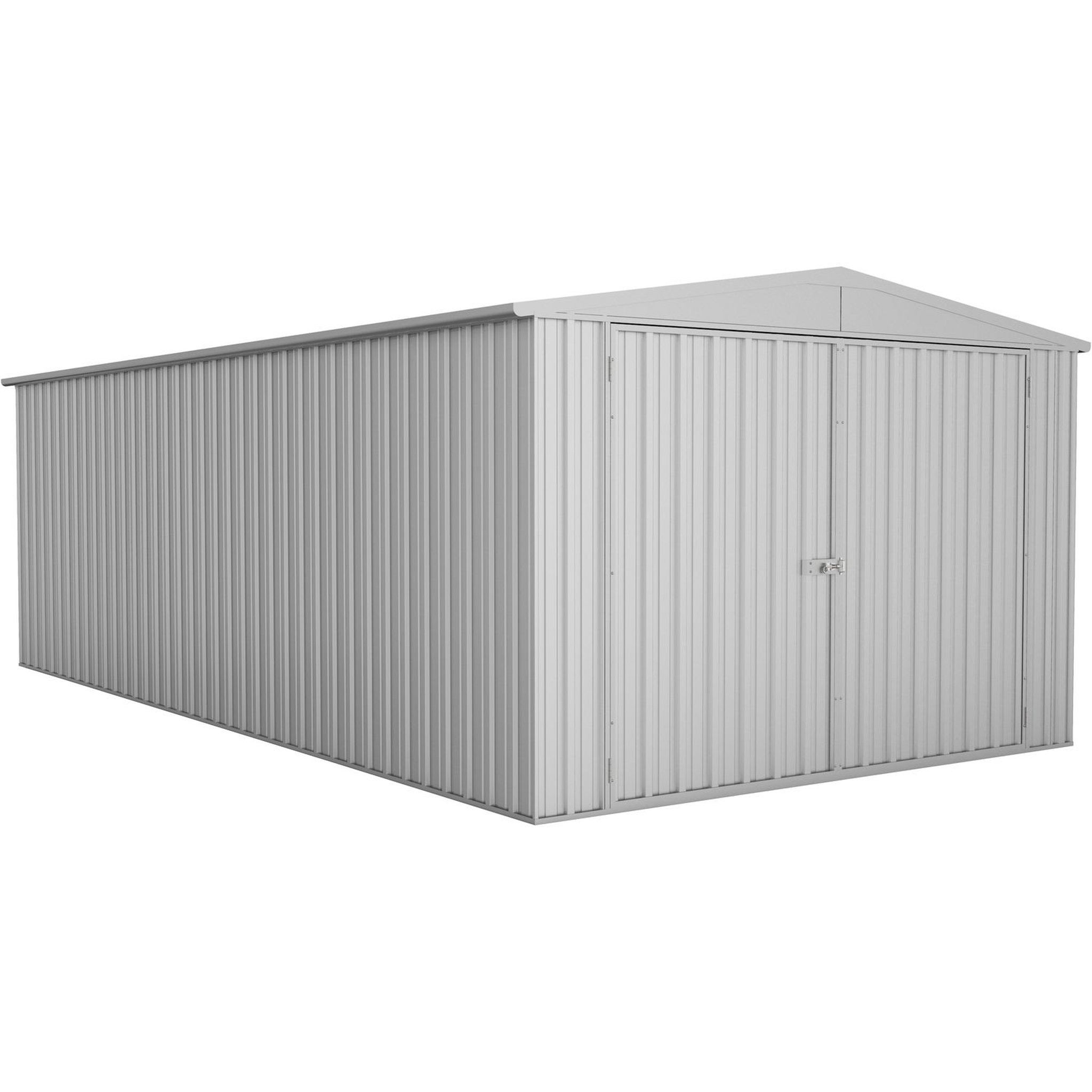 Voir la diapositive 1 : Forest Style Garage - Métal galvanisé gris - 17,9m² - MELTON
