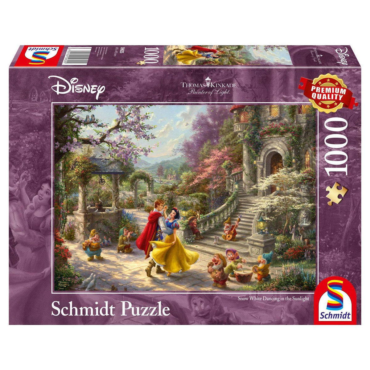 Schmidt Puzzle 1000 pièces - Disney Blanche-Neige - Danse avec le prince