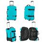 Voir la diapositive 3 : David Jones Sac de voyage cabine à roulettes 35L double compartiment 50cm