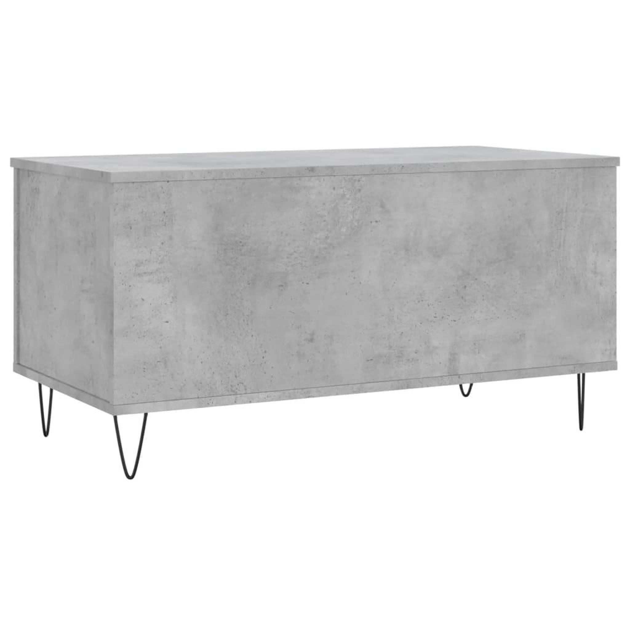 Voir la diapositive 5 : VIDAXL Table basse Gris beton 90x44,5x45 cm Bois d'ingenierie