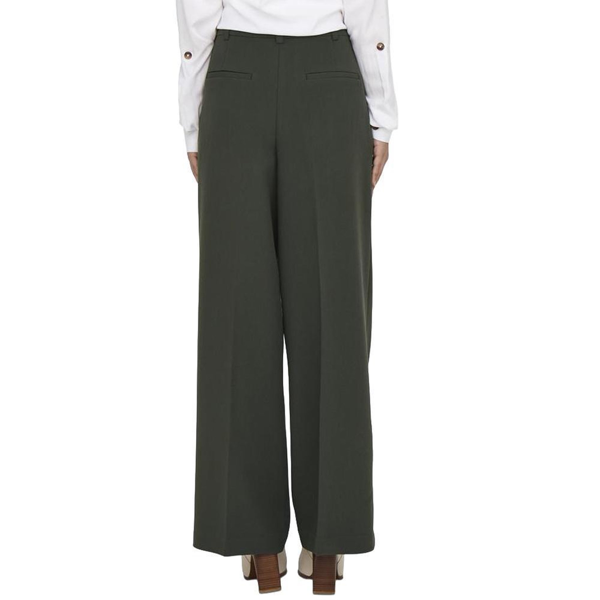 Voir la diapositive 2 : JACQUELINE DE YONG Pantalon Kaki Femme JDY Cille
