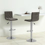 Voir la diapositive 1 : VIDAXL Tabourets de bar lot de 2 gris fonce velours