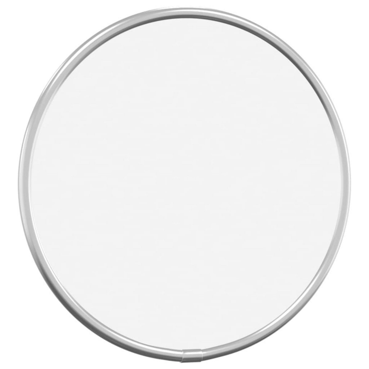 VIDAXL Miroir mural Argente Ø 20 cm Rond