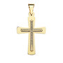 Voir la diapositive 1 : L'ATELIER D'AZUR Pendentif - Médaille Croix Or 18 Carats 750 Jaune - Chaines Offertes