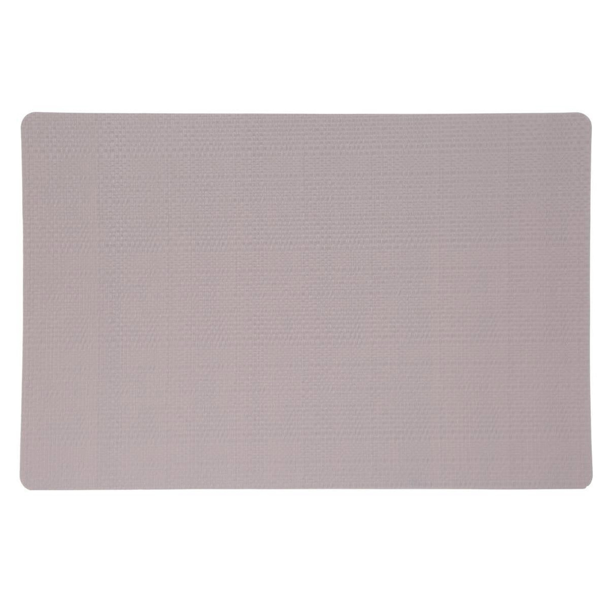 SECRET DE GOURMET Set de Table  Relief Natural  28x43cm Gris Clair