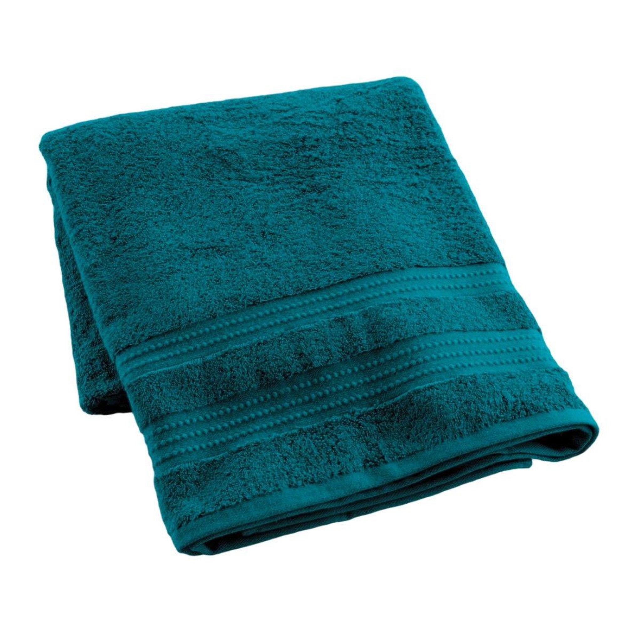 Douceur d'Intérieur Drap de bain  excellence  90x150cm bleu orage