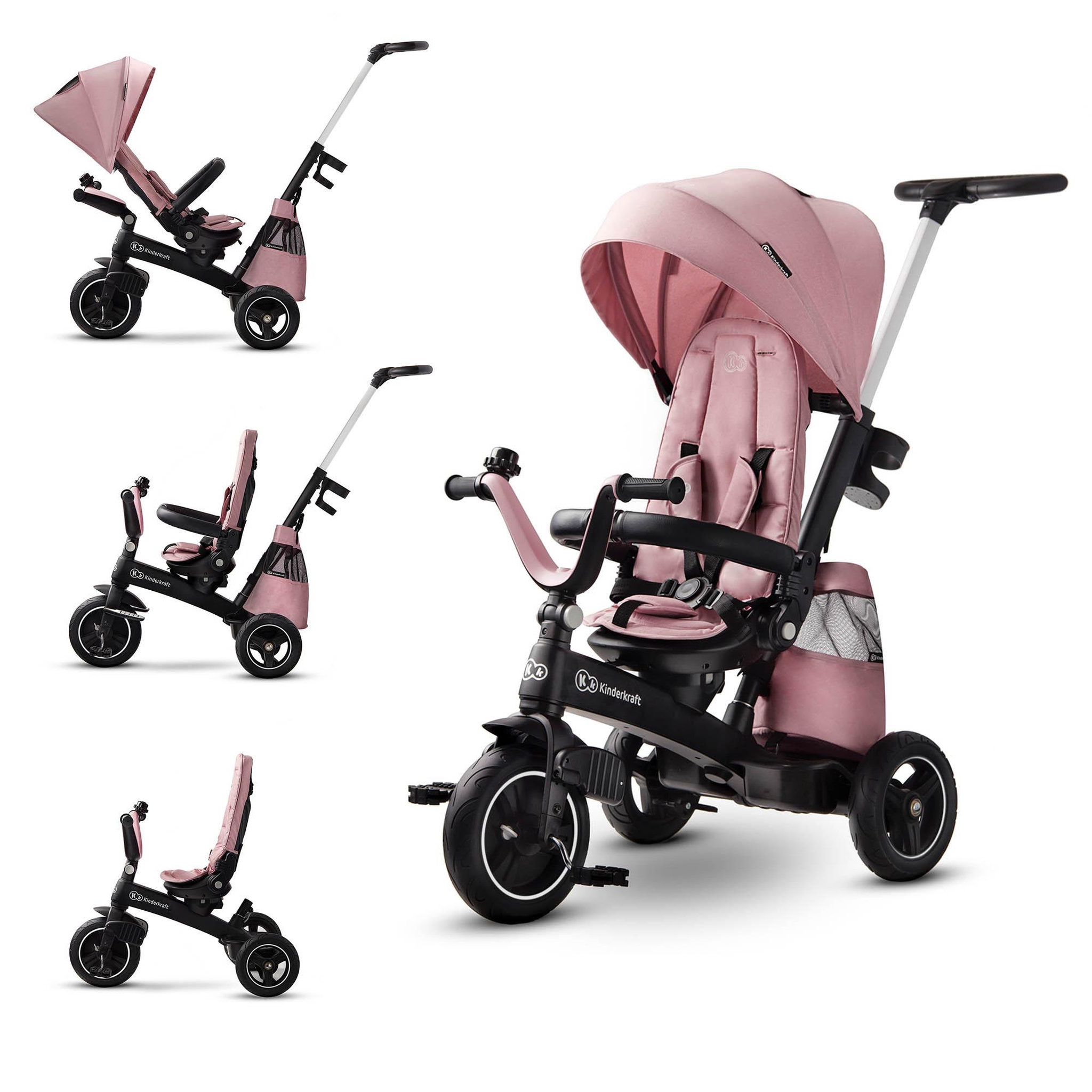 KINDERKRAFT Vélo à trois roues EASYTWIST. Coloris disponibles : Beige