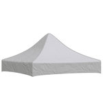 VIDAXL Toit de tente de reception 2x2 m Blanc 270 g/m^2