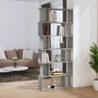 Voir la diapositive 1 : VIDAXL Bibliotheque/Cloison Sonoma gris 80x24x192 cm Bois d'ingenierie