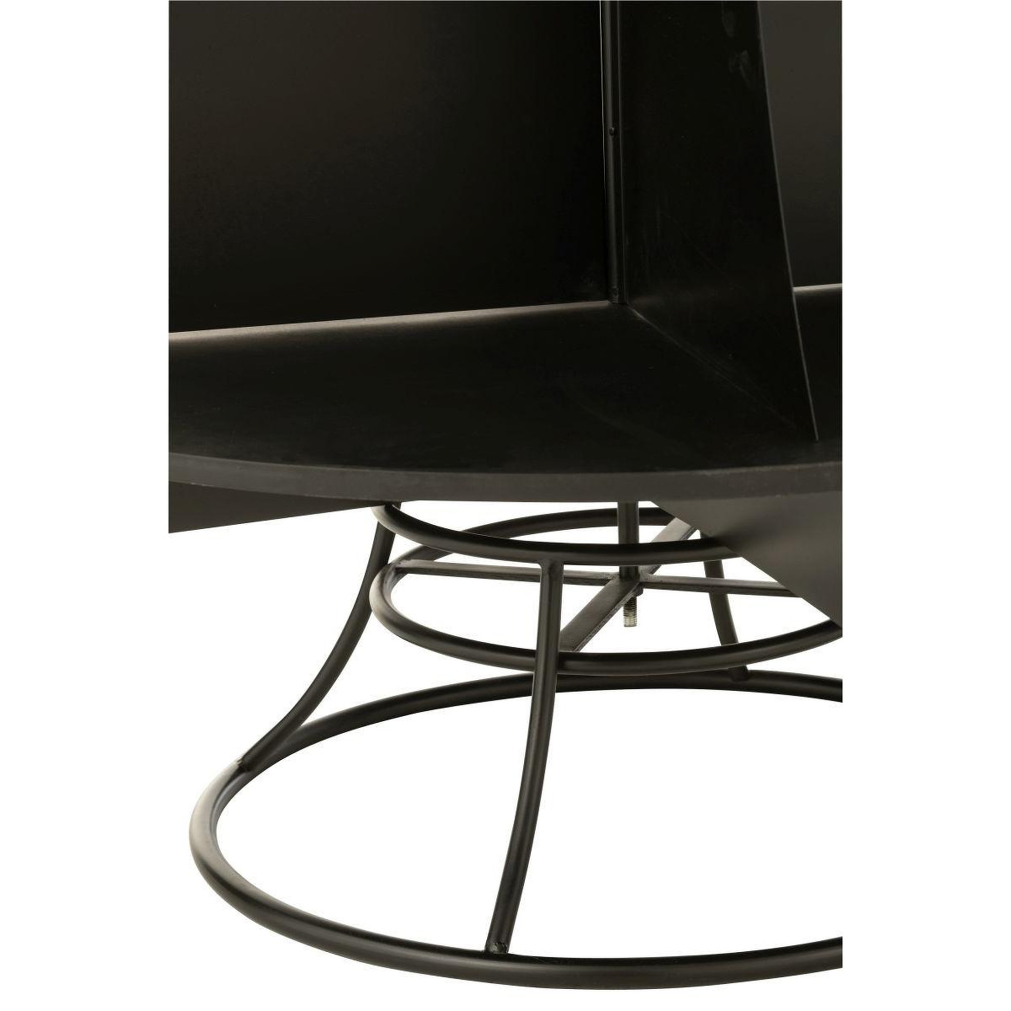 Voir la diapositive 4 : J-LINE Étagère sapin 4 niveaux  xmas  214cm noir