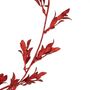 Voir la diapositive 2 : ATMOSPHERA Guirlande de Noël Déco  Feuilles  180cm Rouge