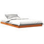 Voir la diapositive 3 : VIDAXL Cadre de lit sans matelas cire marron 120x200cm bois pin massif