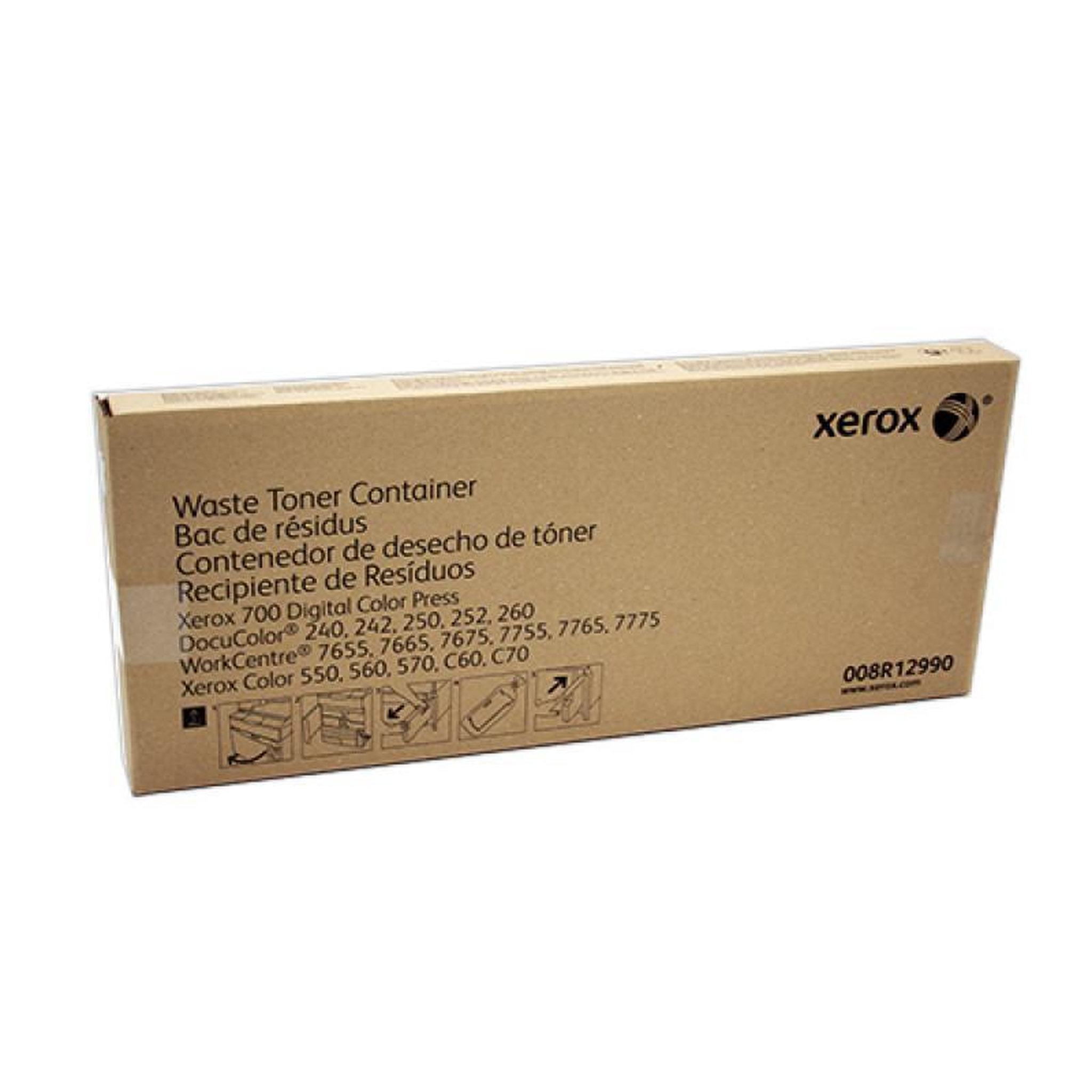 Voir la diapositive 2 : Xerox Xerox Waste Toner Bottle Versant 80 180 (008R12990)