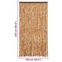 Voir la diapositive 6 : VIDAXL Moustiquaire Ocre et blanc 100x220 cm Chenille
