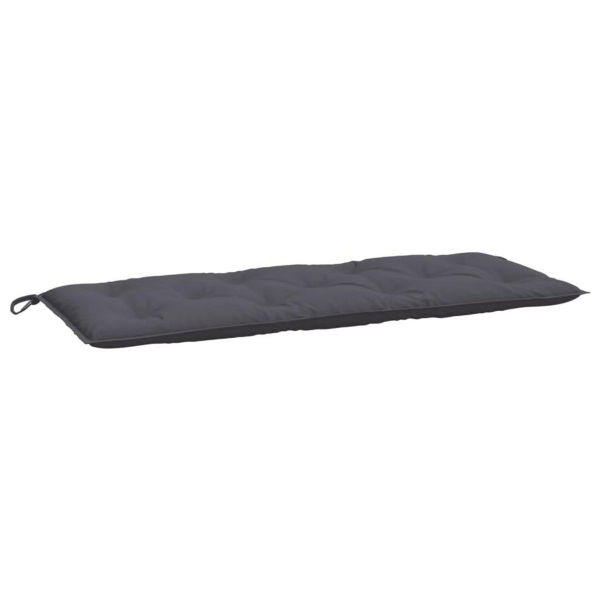 VIDAXL Coussins de banc de jardin lot de 2 anthracite tissu Oxford