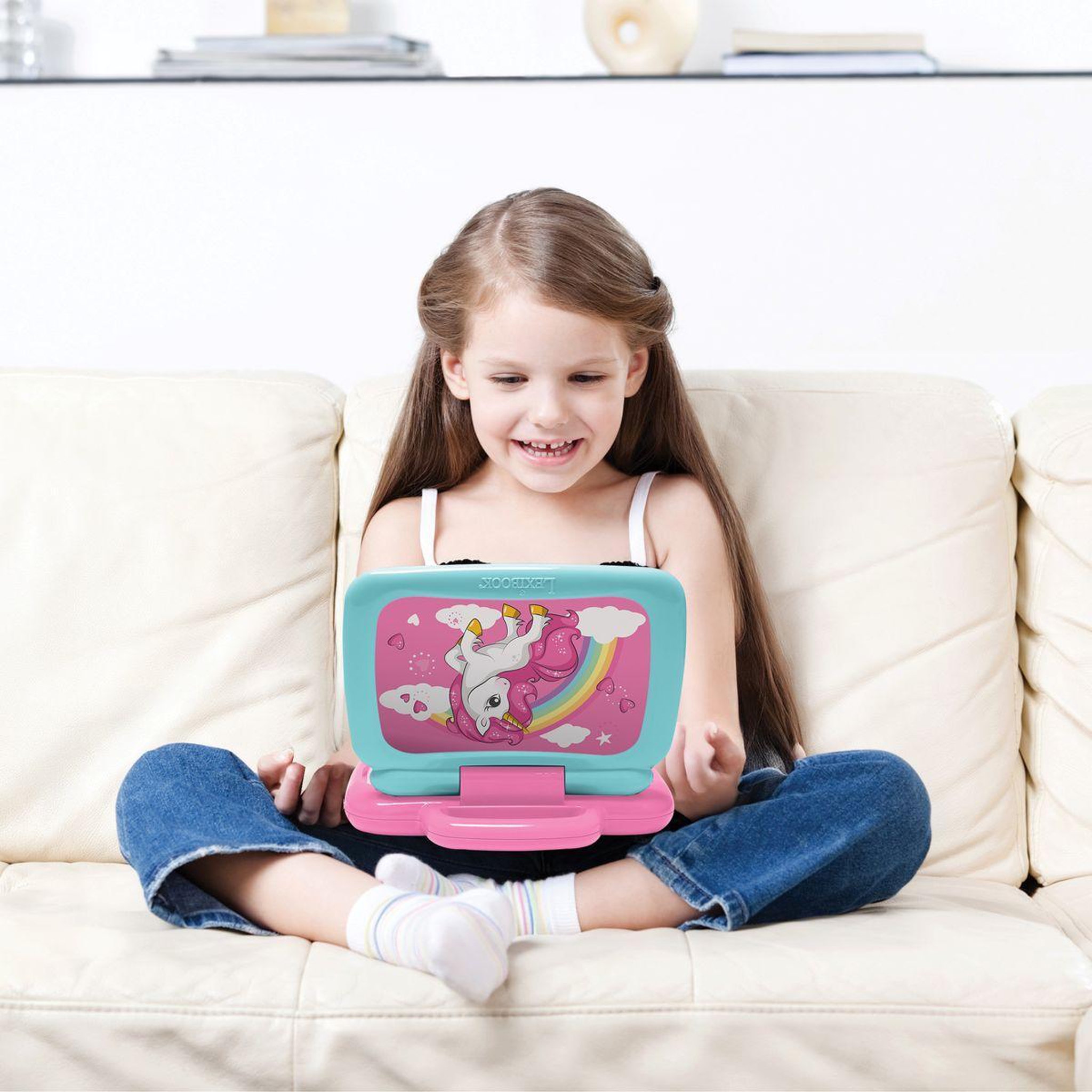Voir la diapositive 5 : Lexibook Mon premier ordinateur éducatif Licorne (EN/FR)