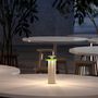 Voir la diapositive 2 : Lumisky Lampe de table design FIREWORK Vert Aluminium H23,5cm