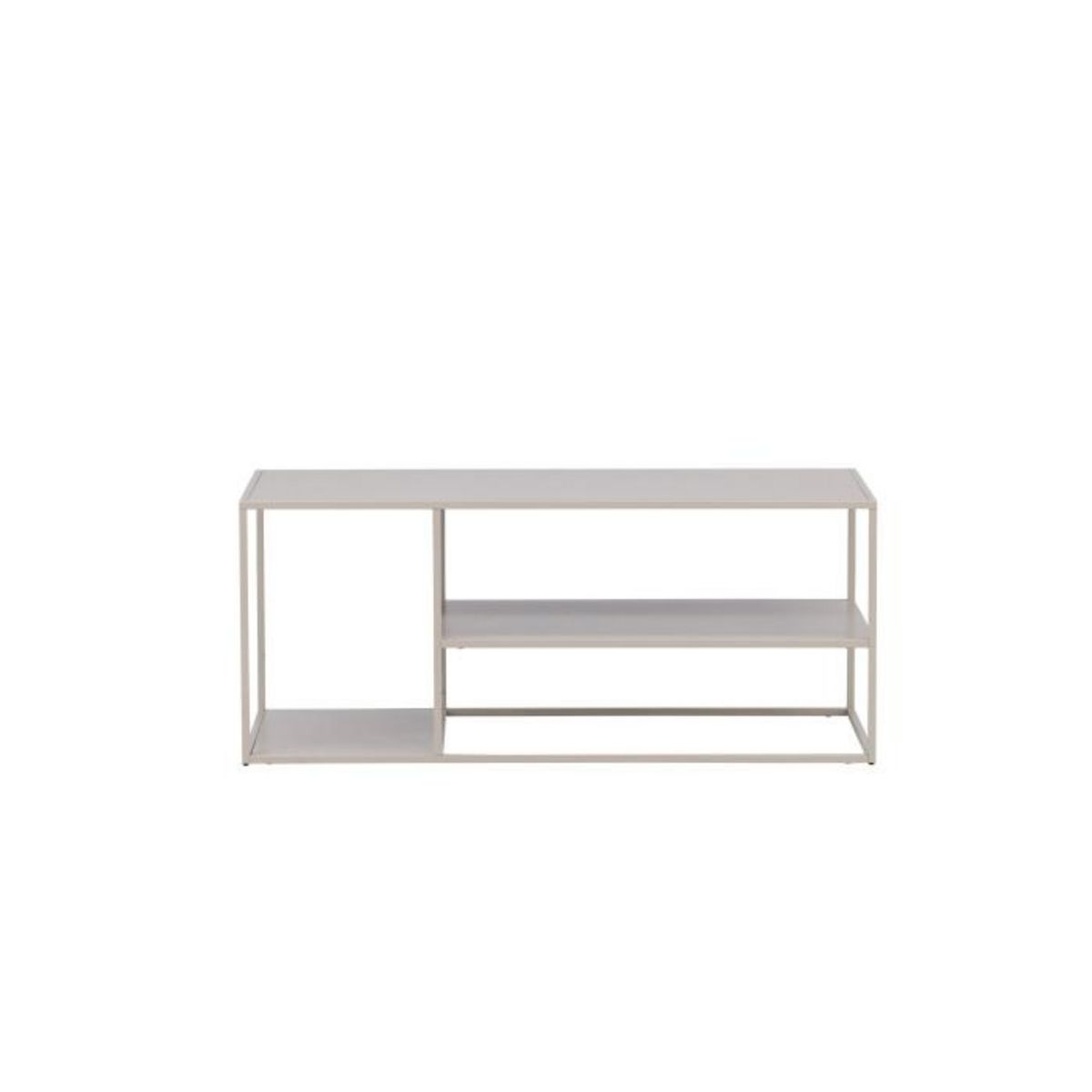 Paris Prix Table Basse Avec Étagères  Staal  120cm Beige