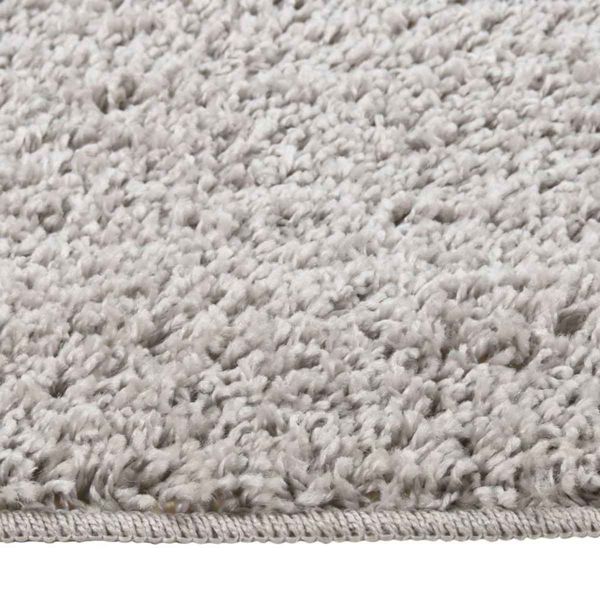 VIDAXL Tapis shaggy antiderapant Gris clair 200x290 cm