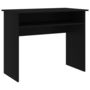 Voir la diapositive 2 : VIDAXL Bureau Noir 90x50x74 cm Bois d'ingenierie