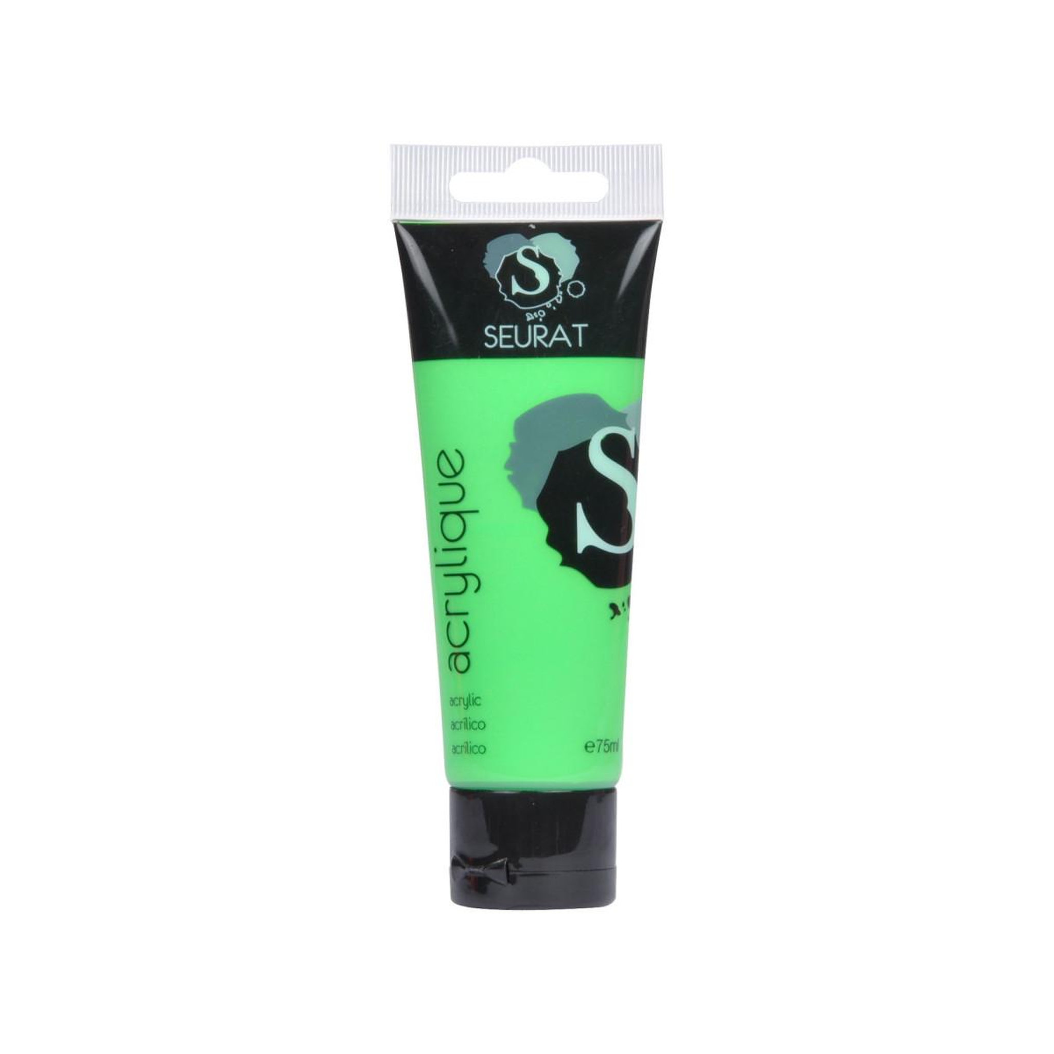 HOMEA Tube de Peinture Acrylique  Matisse  75ml Vert Fluo