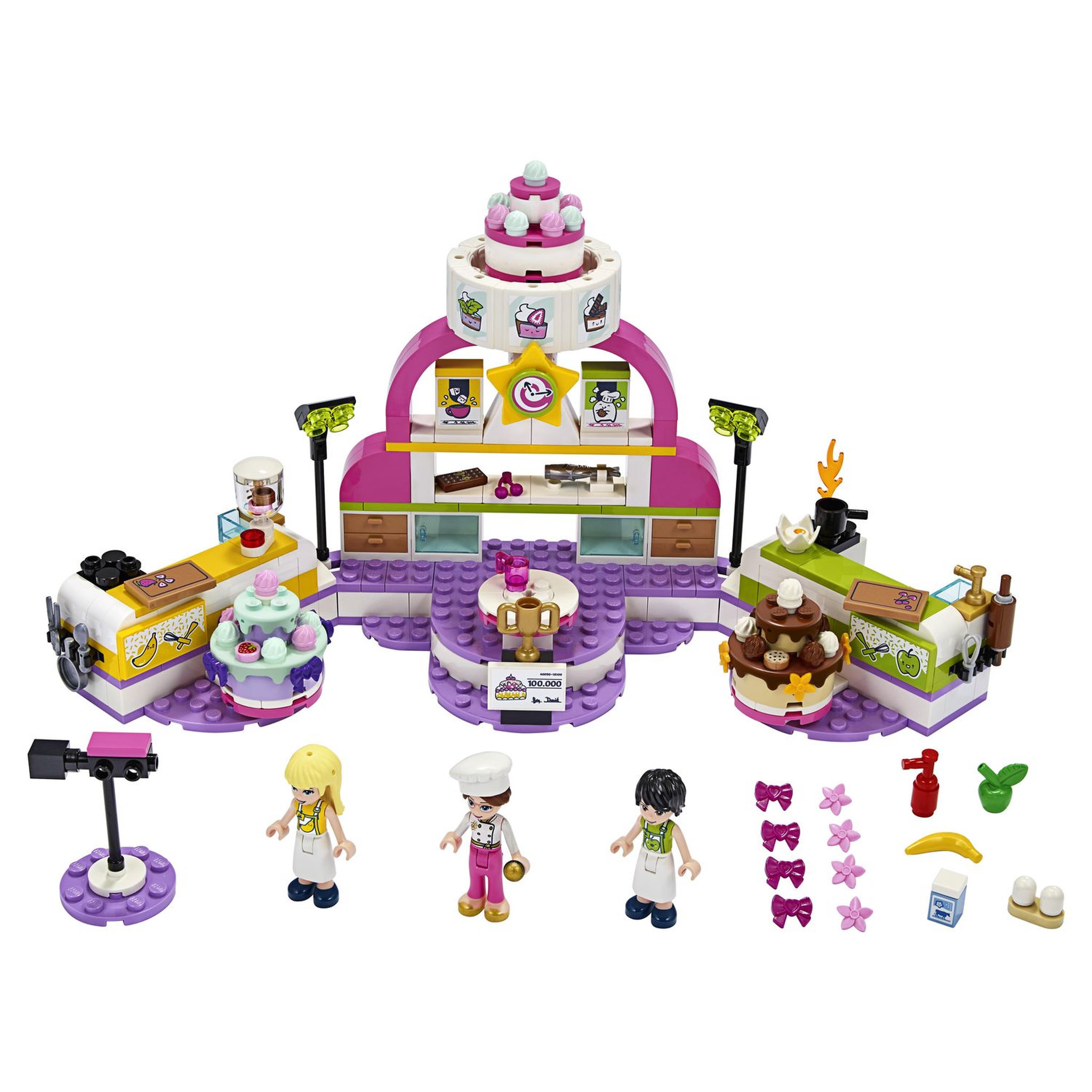Voir la diapositive 2 : LEGO Friends 41393 - Le Concours de Pâtisserie avec Mini Poupée Stéphanie