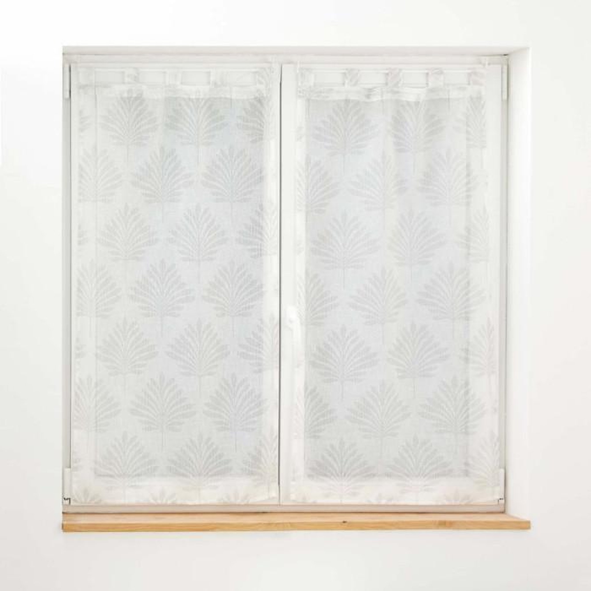 Voir la diapositive 3 : Paris Prix Paire de Voilages  Levita  60x120cm Blanc