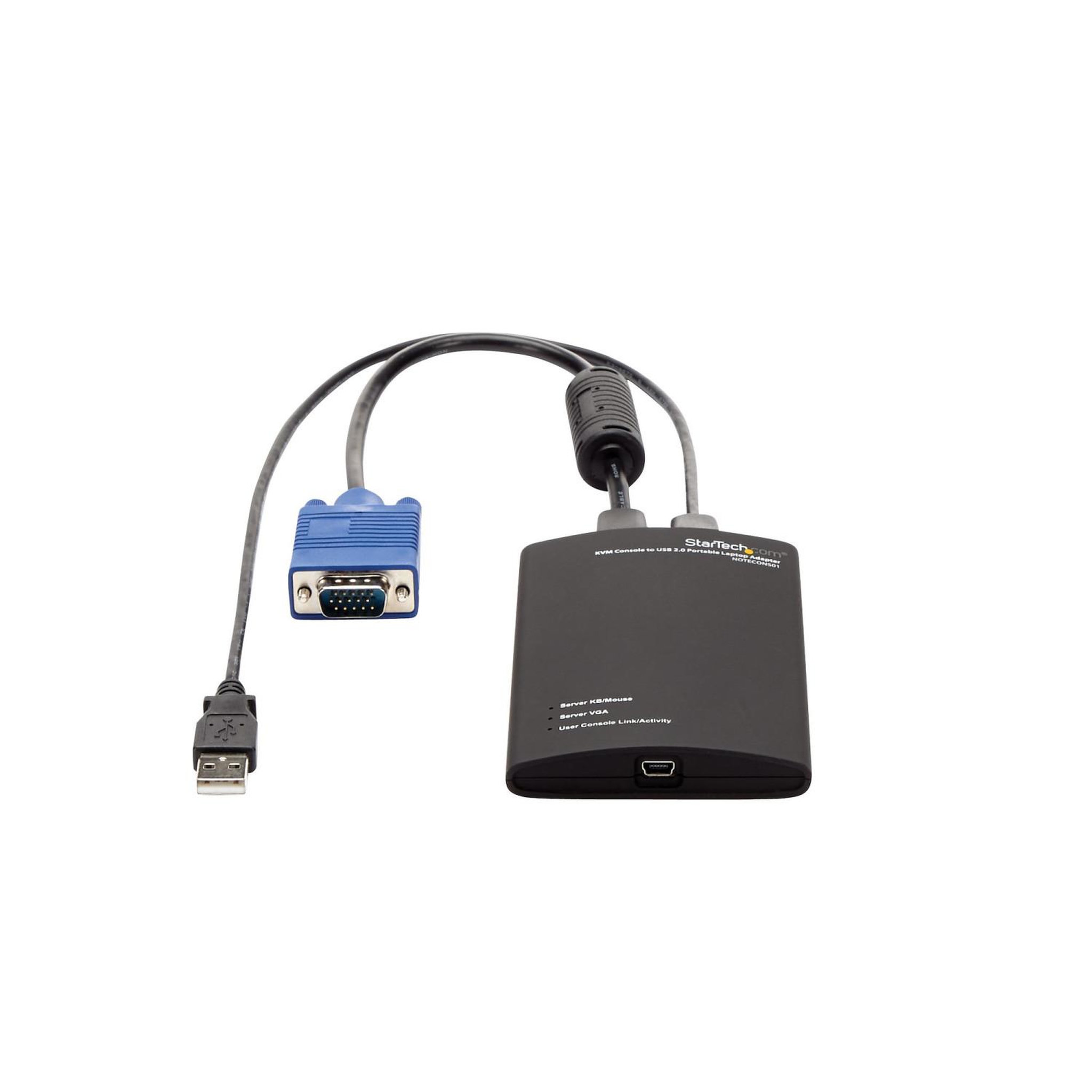 Voir la diapositive 3 : Startech Startech.com adaptateur crash cart pour pc portable - console kvm vers usb 2.0