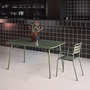 Voir la diapositive 3 : SWEEEK Table de jardin pliante métal 6 places, Amelia 141,2 x 80 x 72,5cm