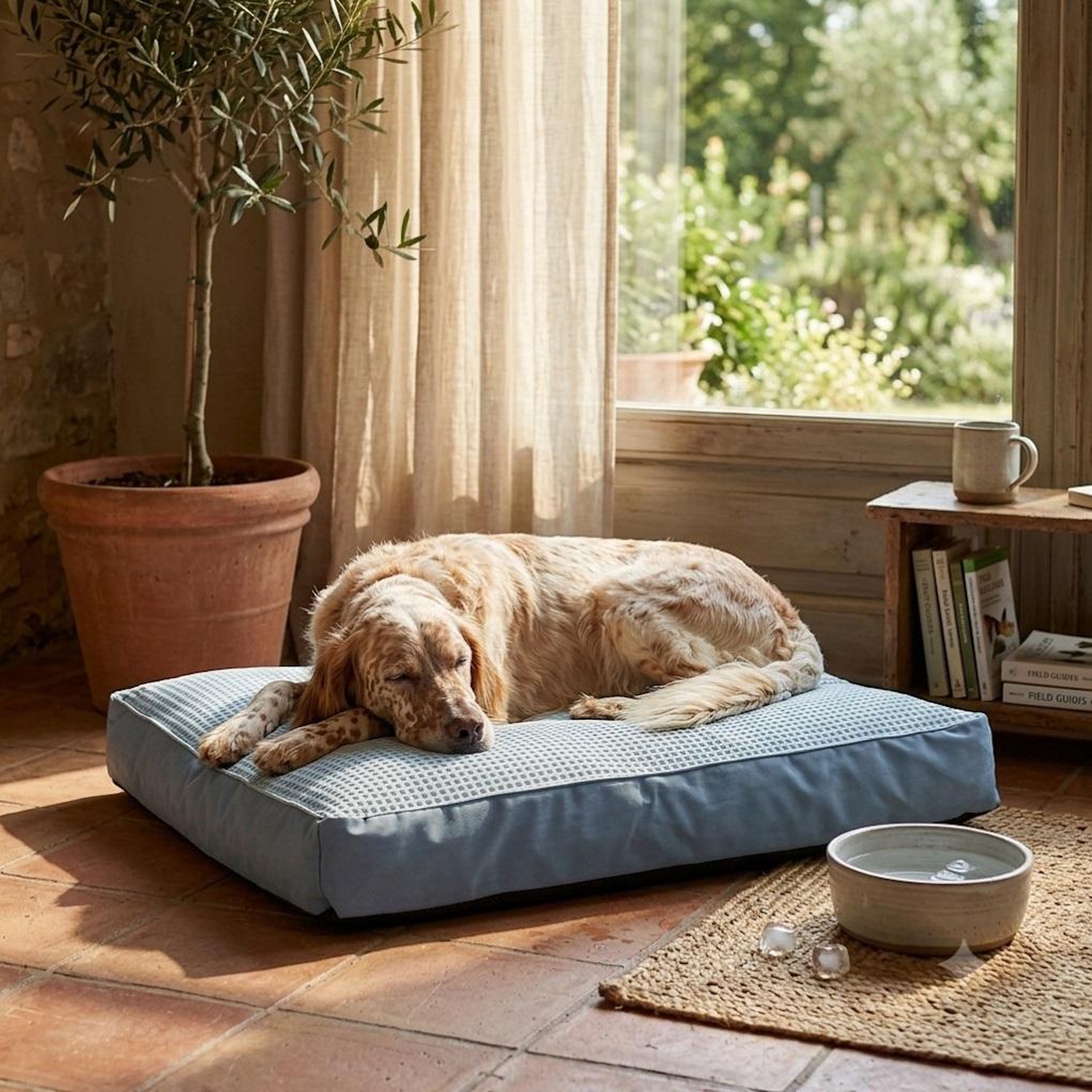 Voir la diapositive 2 : Eden Coussin varga rafraichissant pour chien