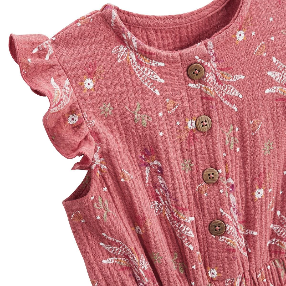 Petit Béguin Combishort bébé en gaze de coton Fiesta