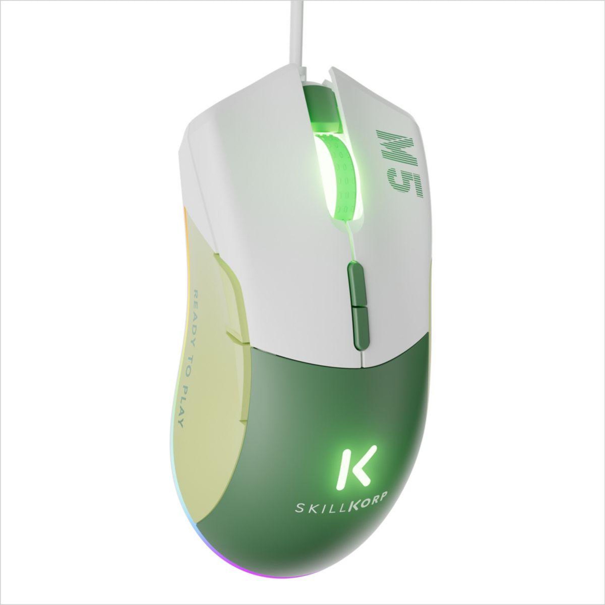 Voir la diapositive 1 : SKILLKORP Souris Gamer Filaire M5 ECO VERTE Access