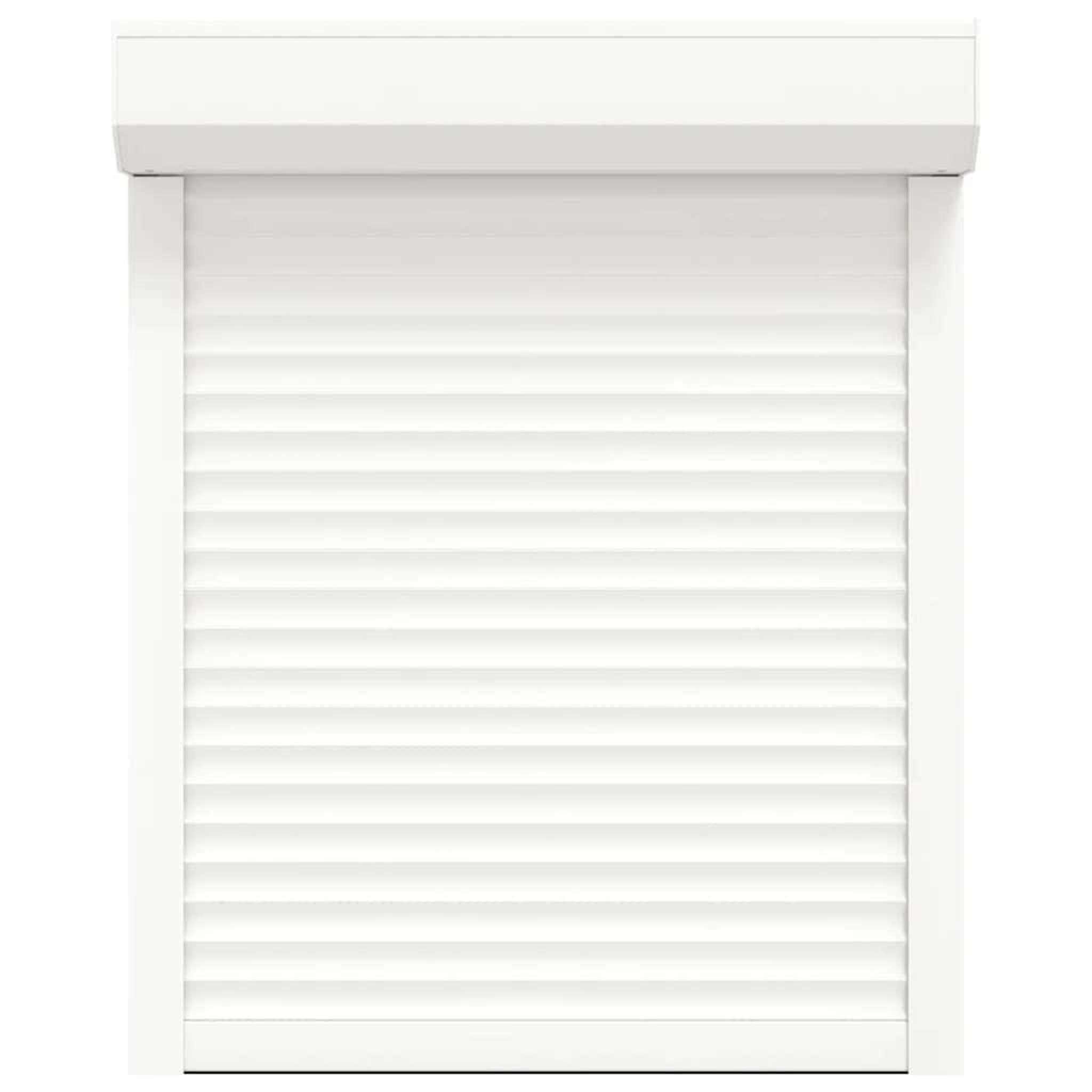 Voir la diapositive 4 : VIDAXL Volet roulant aluminium 80x100 cm blanc