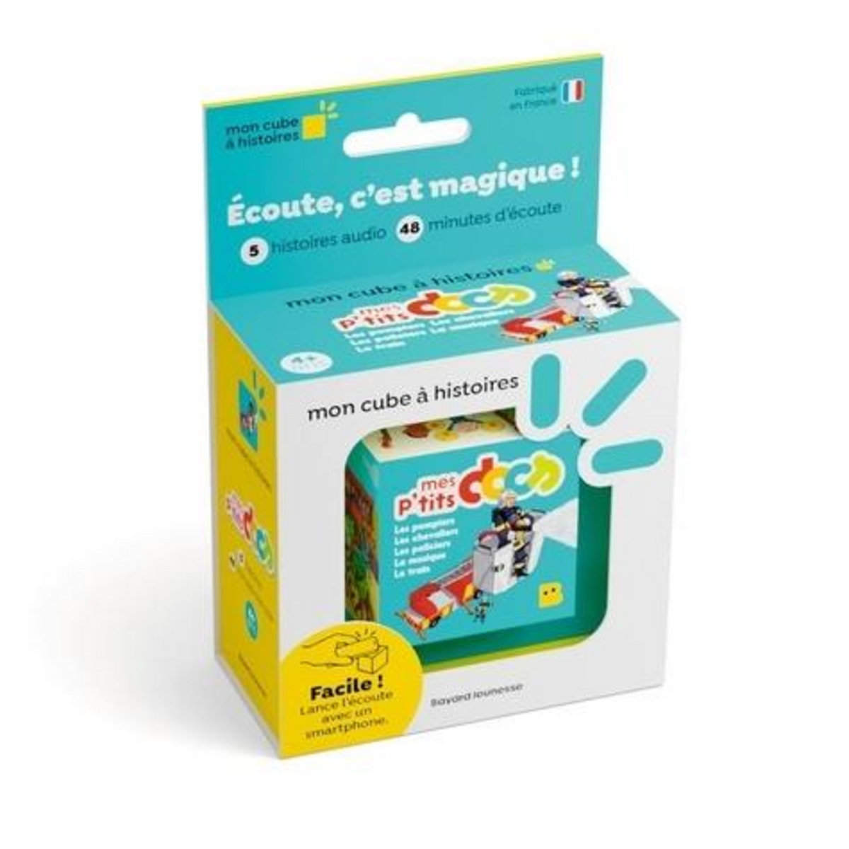 MES P'TITS DOCS LES POMPIERS, LES CHEVALIERS, LES POLICIERS, LA MUSIQUE, LE TRAIN. 5 HISTOIRES AUDIO, AVEC 1 QR CODE, Bayard Jeunesse