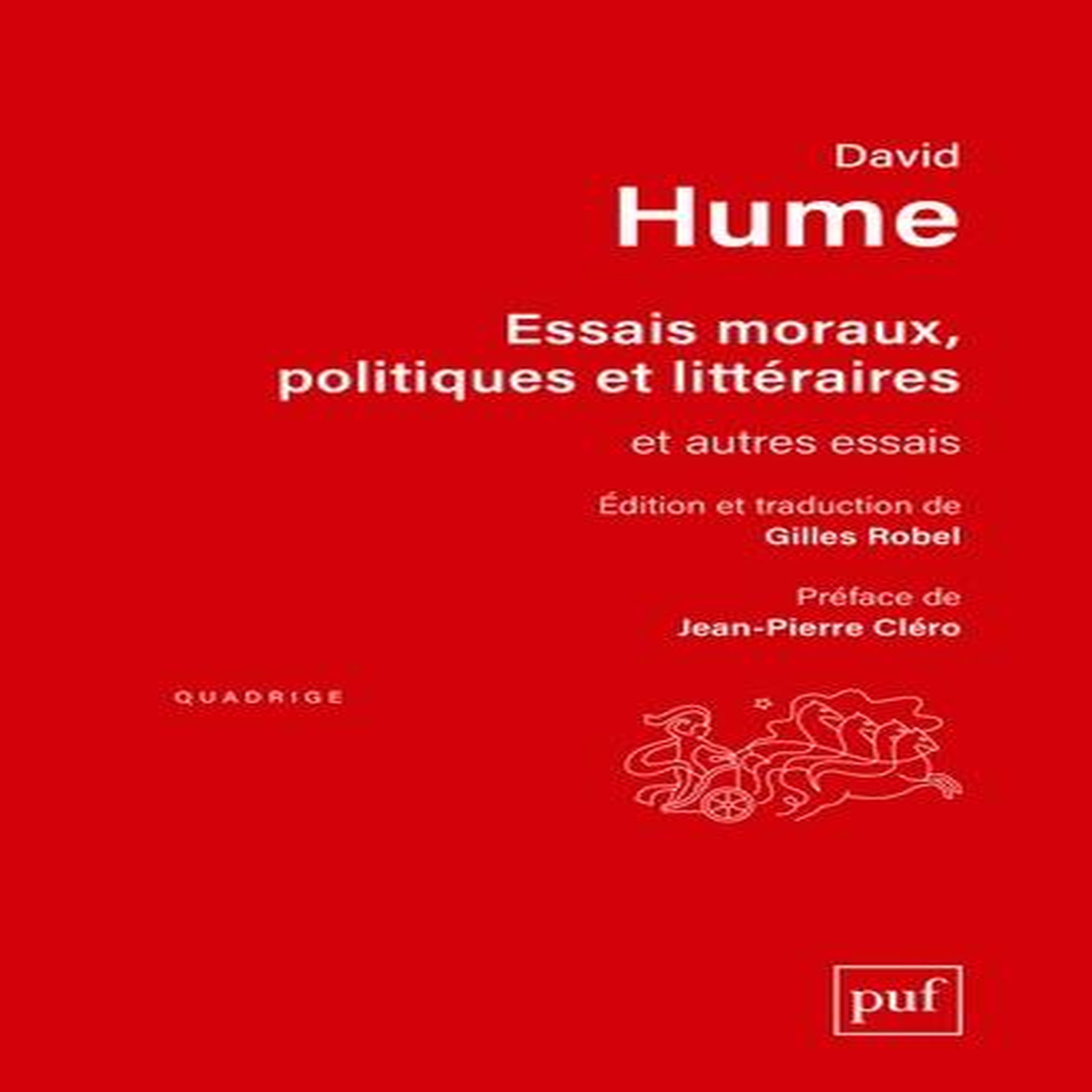ESSAIS MORAUX, POLITIQUES ET LITTERAIRES. ET AUTRES ESSAIS, Hume David